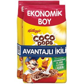 Resim Kellogg's Coco Pops Jumbos Kakaolu Mısır Gevreği 2x700 G 