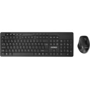 Resim Everest Km-510 Kablosuz Q Multimedia Klavye + Mouse Set Siyah 