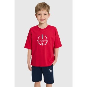 Resim U.S. Polo Assn. Erkek Çocuk Kırmızı Alt Üst Takım 50326863-VR030 