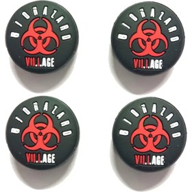 Resim Resident Evıl Desenli Xbox One S/one X/xbox E/xbox 360 Analog Koruyucu Silikon Pad 