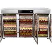 Resim Dalle Lt-021 Dijital 60 Tepsili Paslanmaz Çelik Meyve Sebze Kurutma Makinesi 