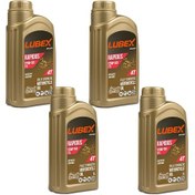 Resim Lubex Rapidus Fs 15W-50 1 L 4 Zamanlı Motosiklet Yağı (4 Adet) 