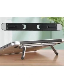 Resim Erdo Ticaret Buğz Siyah 2 Kademeli Katlanabilir ve Yapışkanlı Laptop Standı 