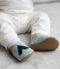 Resim Inch Blue 18-24 Ay, Tek Beden, Unisex Çocuk Mavi Teepee Patik 
