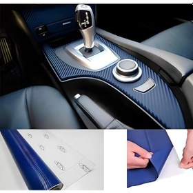 Resim 3d Lacivert Tırtıklı Desen Hava Kanallı Folyo 50cm X 152cm 