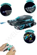 Resim welcomein Su Bombası Tankı RC Tank Oyuncak 2.4G Uzaktan Kumanda Tankı 4WD RC Paletli Su Bombası Savaş Tankı 
