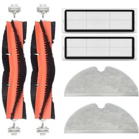 Resim Xiaomi Vacuum Mop 2 Stytj03zhm Uyumlu Yedek Fırça Hepa Filtre Mop Seti-6 Parça 