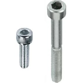 Resim Katar M6X30 DIN912 Imbus Cıvata 8.8 Beyaz 5 Li Paket 