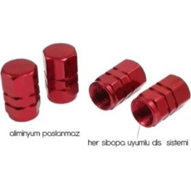 Resim Sezgin Metal Sibop Kapağı Kırmızı 