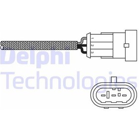 Resim Delphı Es10971-12b1 - Oksijen Sensörü Clıo Iı-kng 98-05 