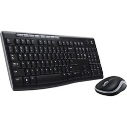 Resim Logitech MK270 Q Kablosuz USB Siyah Multimedya Klavye/mouse Set 920-004525 