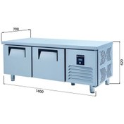 Resim Galleyz Pişirici Altı Buzdolabı - 2 Kapılı - 140x70x60 Cm 