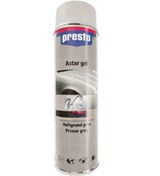 Resim Presto 1k Sprey Akrilik Metal Yüzey Astarı Gri 500 Ml. 