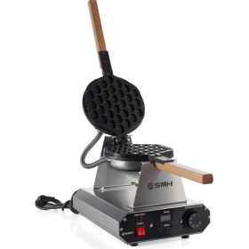 Resim SMH Bubble Waffle Makine Seti Granit 