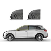 Resim Peugeot 5008 2017 İçin Araba Penceresi Gölgeleri, Uv Korumalı Nefes Alabilen Örgü Kapak Elastik Bantlarla 