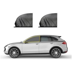 Resim Peugeot 5008 2017 İçin Araba Penceresi Gölgeleri, Uv Korumalı Nefes Alabilen Örgü Kapak Elastik Bantlarla 