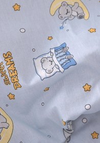 Resim %100 Pamuk Dream Sweet Bebek Nevresim Takımı - Mavi 