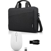 Resim Lenovo 300 Kablosuz Mouse + Lenovo T210 Notebook Çanta + Adata UV100 16GB Flash Bellek 