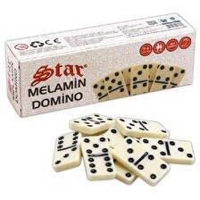 Resim Star Oyun Melamin Plastik Kutulu Domino Seti - 1096079 