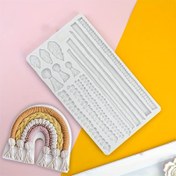 Resim 1 adet Sanatçı Örgülü Halat Silikon Kalıp DIY Pişirme için - Fondan, Çikolata, Kek & Kurabiye Süsleme Aracı ile Karmaşık Tasarımlar - Yaratıcı Tatlılar için Dayanıklı Beyaz Silikon, Pişirme Aksesuarları|Çok Yönlü Pişirme Matı|Kolay Çıkarılabilen Silikon, Silikon Pişirme Kalıpları 