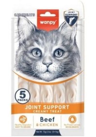 Resim Wanpy Joint Support Sığır Eti Ve Tavuklu Krema Kedi Ödülü 5x14gr 