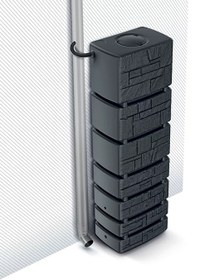 Resim Tower Stone Plastik Yağmur Suyu Deposu 500 L - Antrasit Renk 