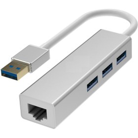 Resim CODEGEN Usb 3.0– 3port Usb 3.0+ Rj45 Ethernet Çoklayıcı Cdg-cnv41 