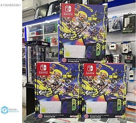 Resim Nintendo Switch Oled Splatoon Edition SIFIR - Takas - KURYE !!! 
