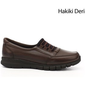 Resim Gönderi(R) Gönderi R Kadın Kahverengi Dolgu Taban Hakiki Deri Comfort Ayakkabı Ddza77542210 Kahverengi 