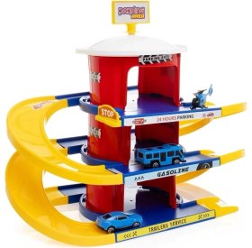 Resim Uravas Store Mey Ithalat® Toyflyer 17 Parça Otopark Garaj Seti 