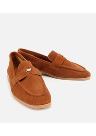 Resim Hotiç Kadın Süet Deri Taba Yumuşak Dokulu Klasik Loafer 01ayh312410a430 Taba 