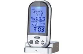 Resim Tekno İstanbul Kablosuz Alarmlı Fırın ve Yemek Termometre THR184 