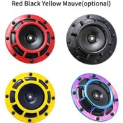 Resim Createtech 12v Çift Tonlu Motosiklet Kornası - Süper Yüksek Sesli Otomobil İçin 