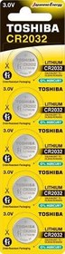 Resim Toshiba Cr 2032 Lithium 5'li Pil 