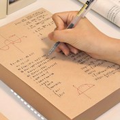 Resim 1 adet Ahşap Hamuru Taslak Kağıdı Kitabı, 320 Yaprak, Çok Amaçlı Karalama ve Hesaplama Kağıdı, Göz Bakımı, Okul, Sanat ve Ofis Kullanımı İçin 