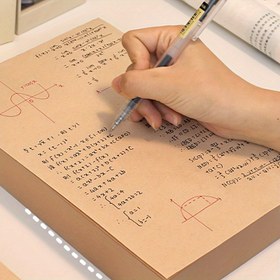 Resim 1 adet Ahşap Hamuru Taslak Kağıdı Kitabı, 320 Yaprak, Çok Amaçlı Karalama ve Hesaplama Kağıdı, Göz Bakımı, Okul, Sanat ve Ofis Kullanımı İçin 