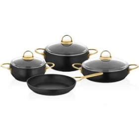 Resim Falez Golden 7 Parça Güveç Set 