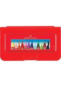 Resim Faber Castell Plastik Çantalı Pastel Boya 12 Renk 