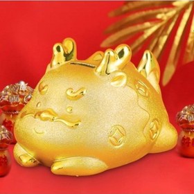 Resim Lijinxu Masaüstü Dekor Hafif Seramik Çin Ejderha Stil-c 