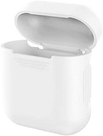 Resim Microsonic Apple AirPods 1. Nesil / 2. Nesil için Kılıf Mat Silikon Beyaz [AirPods 1/2 ile Uyumlu Kılıf - Beyaz] 