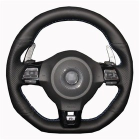 Resim Volkswagen Golf 6 Gti Araca Özel Deri Direksiyon Kılıfı 