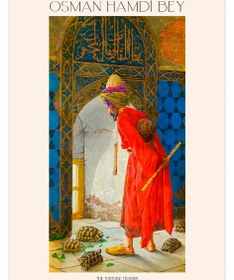 Resim Osman Hamdi Bey Kaplumbağa Terbiyecisi - Art Print - William Turner / 50x70 cm 