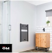 Resim Om Thermo Elektrikli Havlupan Radyatör 500 x 700 Antrasit Susuz 