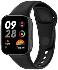 Resim PSR aksesuar Siyah KRD-81 Zore Kordon-Siyah Xiaomi Redmi Watch 3 ile uyumlu 