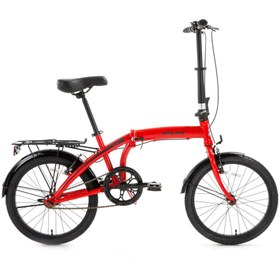 Resim Bisan TWIN KATLANIR BİSİKLET 32CM V 20 JANT 1 VİTES KIRMIZI SİYAH 