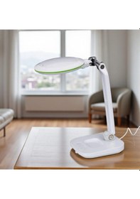 Resim Texta Flexi Masaüstü Büyüteç Ayarlanabilir Kademeli Led Aydınlatm 
