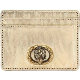 Resim Kurt Geiger Chelsea Card Holder Kadın Deri Kartlık Altın 