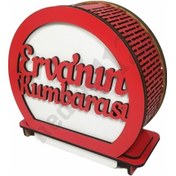 Resim Kişiye Özel Ahşap Dekoratif Kumbara (422595159) 