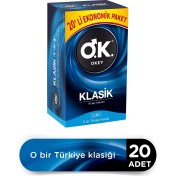 Resim Okey Klasik Ekonomik 20'Li Prezervatif 