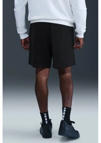 Resim Nike Giannis Fleece 8" Mens Short Erkek Fransız Havlu Kumaş 20 Cm Şort Siyah 
